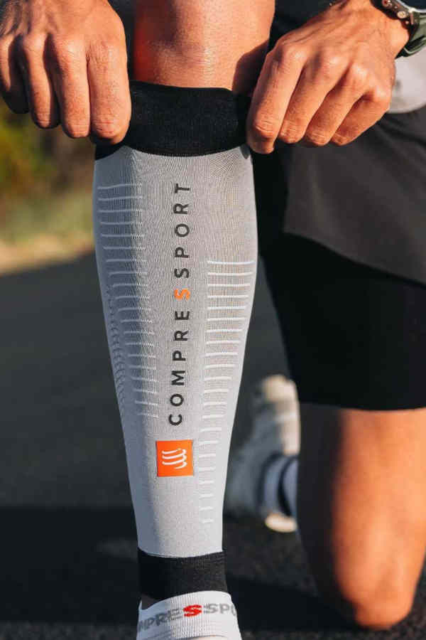 Calf Sleeves R2 3.0 Compressport in blau