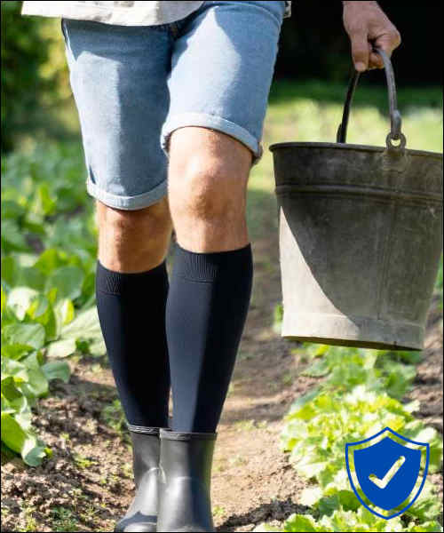 VenoTrain Impuls bei der Gartenarbeit