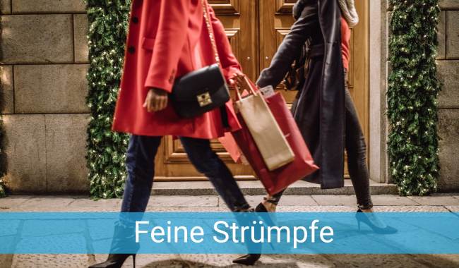 Feine Kompressionsstrümpfe für Damen